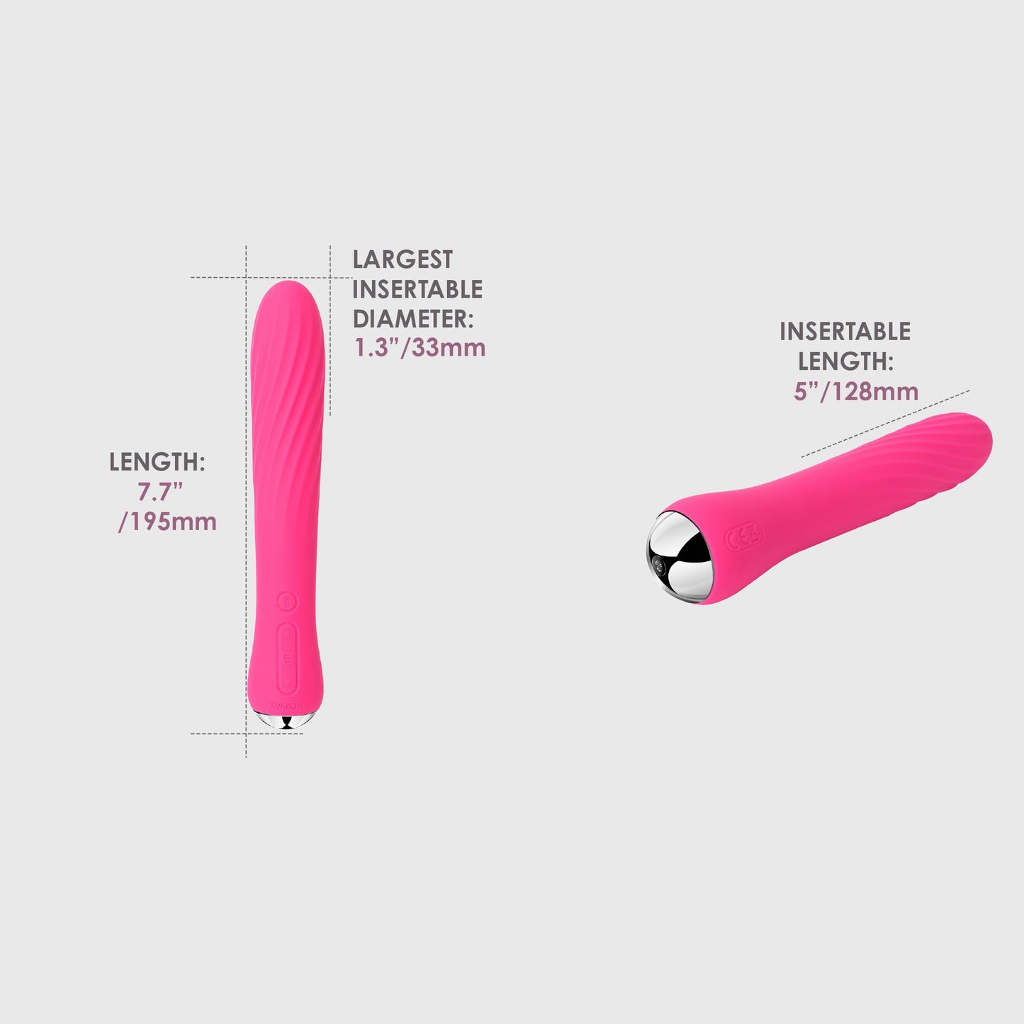 Vibrador con temperatura Anya • SVAKOM